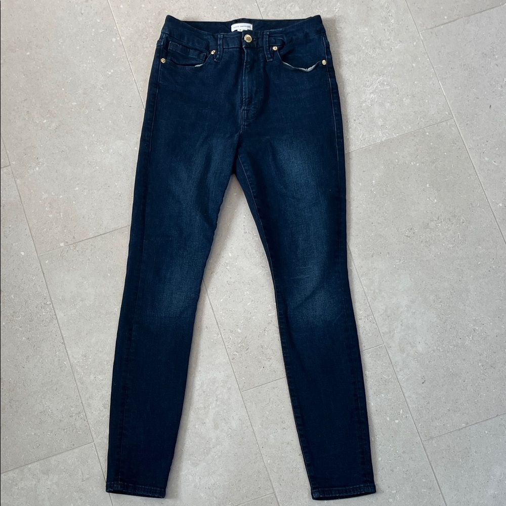 Good American Dark Blue Skinny Jeans